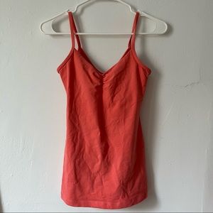 Lululemon Spaghetti Strap Salmon Nude Color Tank Top